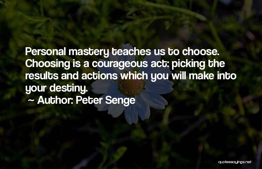 Picking And Choosing Quotes By Peter Senge