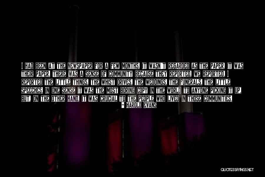 Picking On People Quotes By Harold Evans Picking On People Quotes By Harold Evans