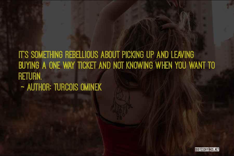 Picking Up And Leaving Quotes By Turcois Ominek