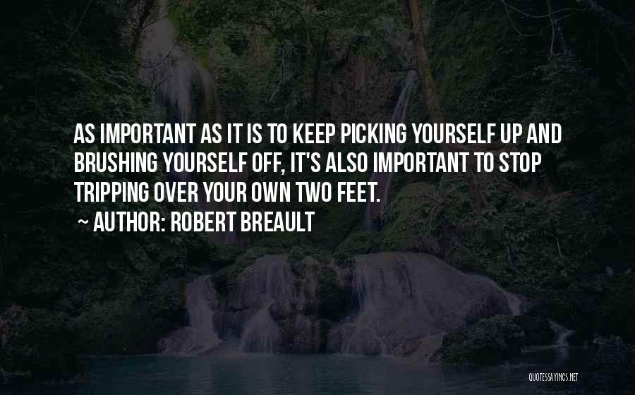 Picking Up Yourself Quotes By Robert Breault