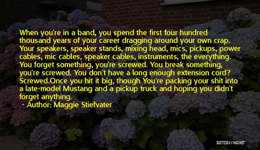 Pickups Quotes By Maggie Stiefvater