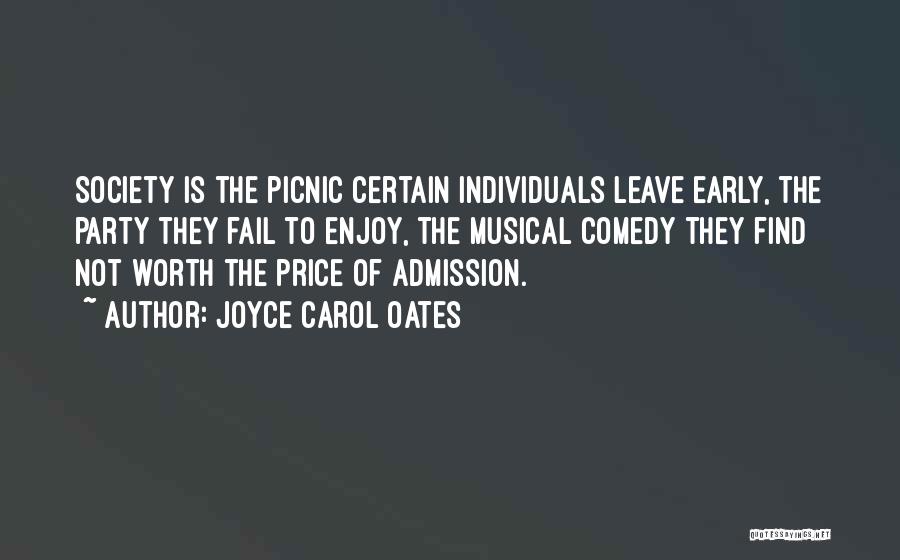 Picnic Party Quotes By Joyce Carol Oates