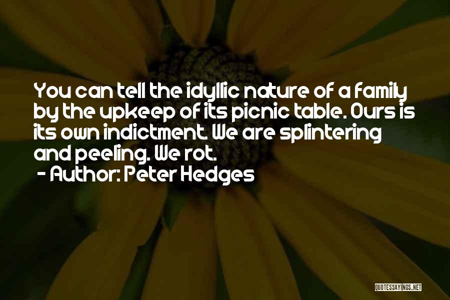 Picnic With Family Quotes By Peter Hedges