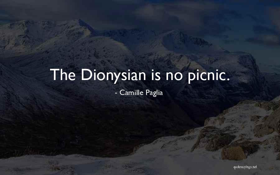 Picnics Quotes By Camille Paglia