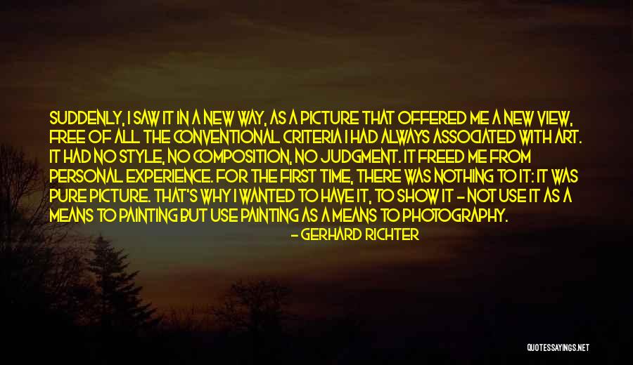 Picture Art Quotes By Gerhard Richter Picture Art Quotes By Gerhard Richter