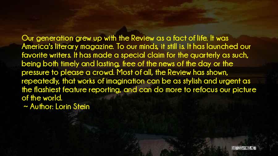 Picture For Quotes By Lorin Stein Picture For Quotes By Lorin Stein
