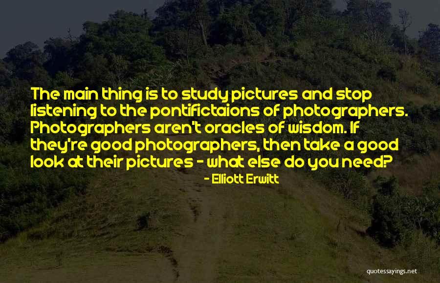 Pictures Quotes By Elliott Erwitt