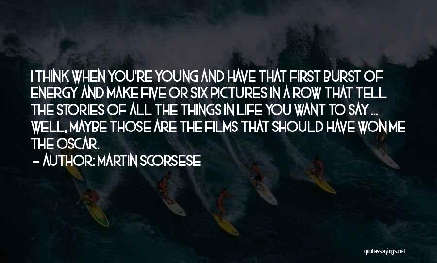 Pictures Tell Stories Quotes By Martin Scorsese