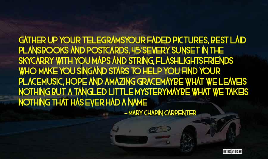 Pictures With Friends Quotes By Mary Chapin Carpenter