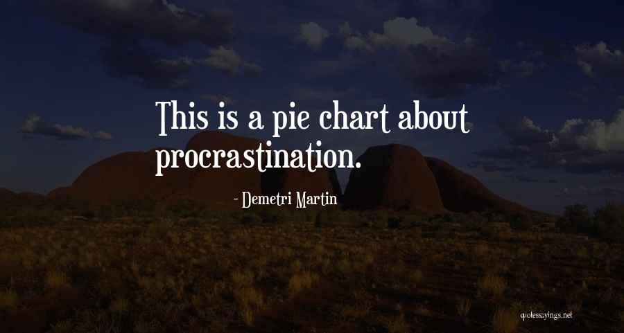 Pie Chart Quotes By Demetri Martin