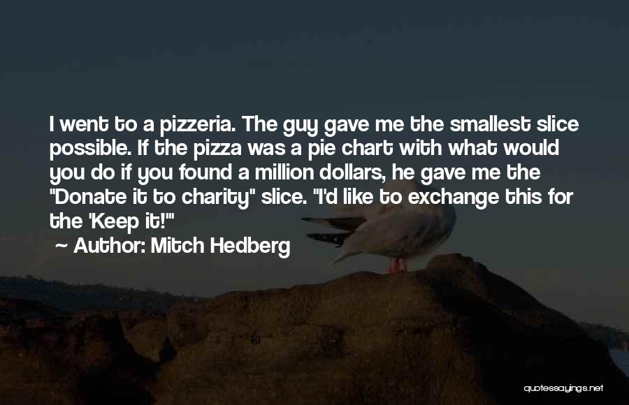 Pie Chart Quotes By Mitch Hedberg