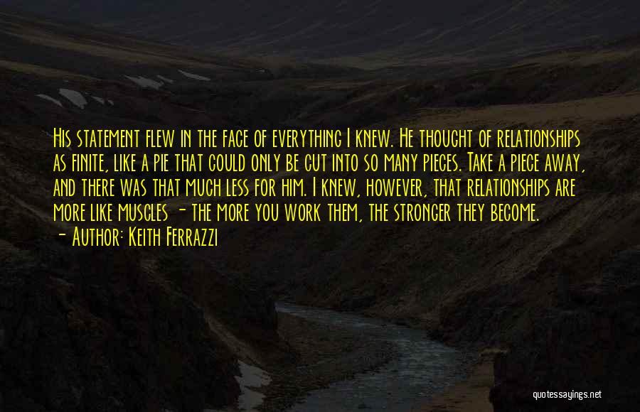 Pie In The Face Quotes By Keith Ferrazzi