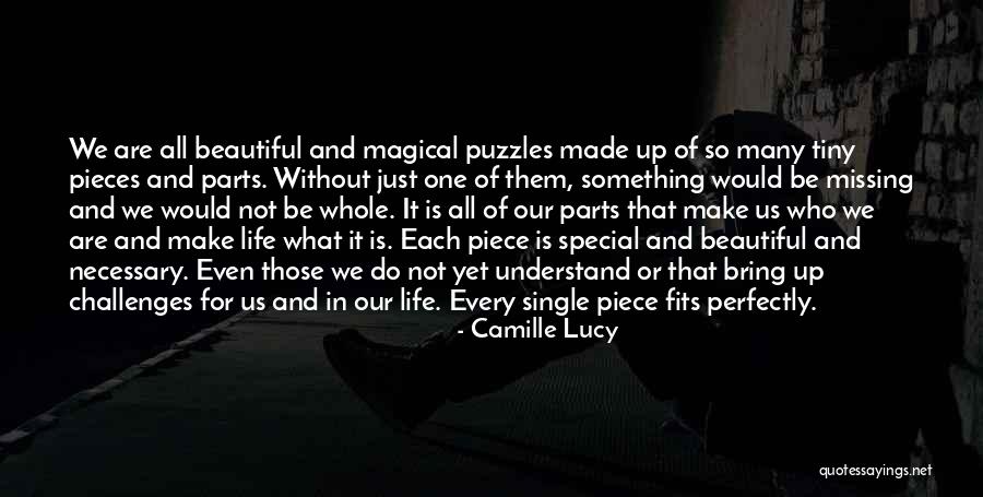 Pieces And Puzzles Quotes By Camille Lucy Pieces And Puzzles Quotes By Camille Lucy