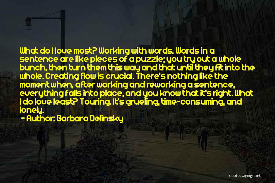 Pieces Of A Puzzle Quotes By Barbara Delinsky