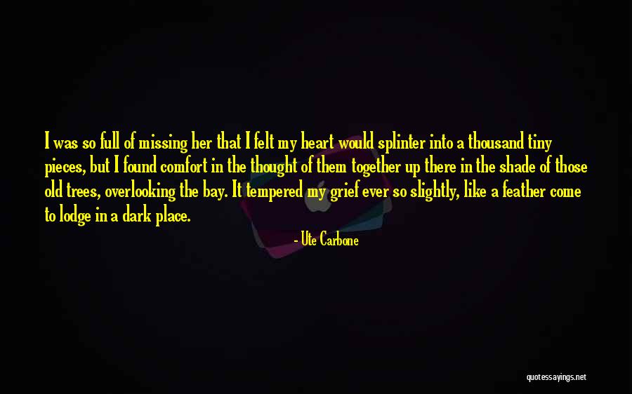 Pieces Of Heart Quotes By Ute Carbone