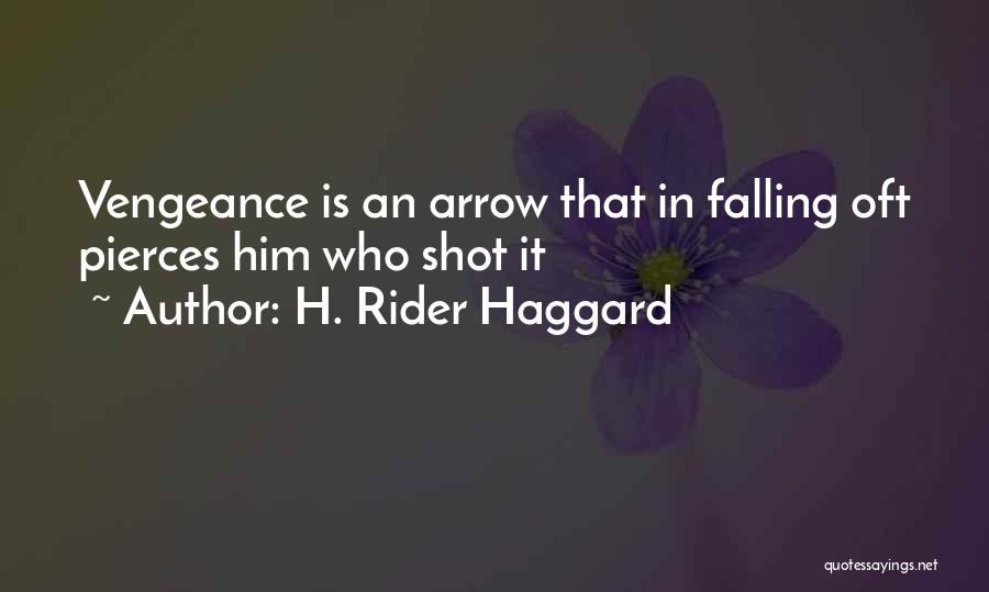 Pierces Quotes By H. Rider Haggard