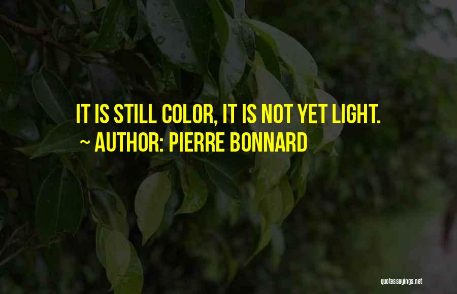 Pierre Bonnard Quotes 1363301