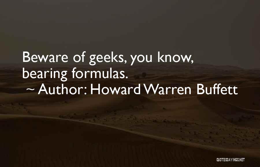 Pietros Quotes By Howard Warren Buffett