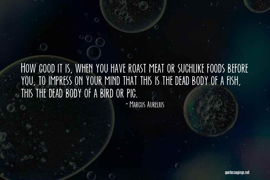 Pig Roast Quotes By Marcus Aurelius