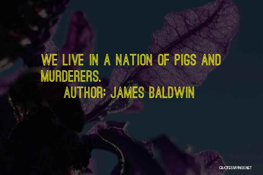Pigs Quotes By James Baldwin