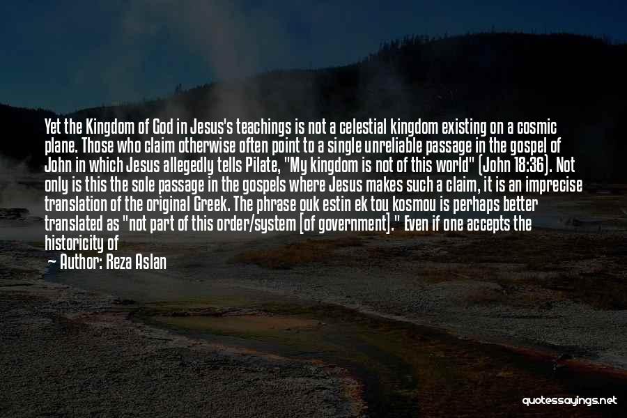 Pilate Quotes By Reza Aslan