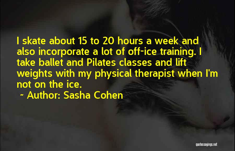 Pilates Quotes By Sasha Cohen