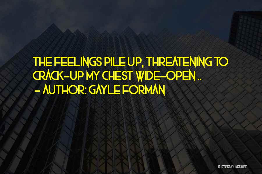 Pile Up Quotes By Gayle Forman