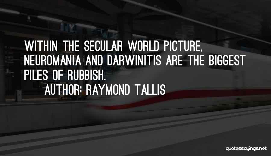 Piles Quotes By Raymond Tallis