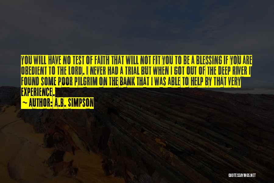 Pilgrim Quotes By A.B. Simpson