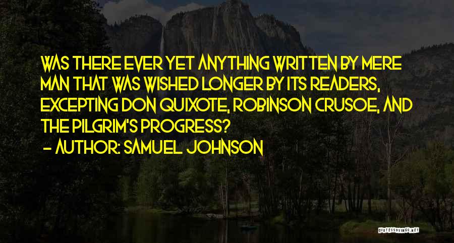 Pilgrim's Progress Quotes By Samuel Johnson