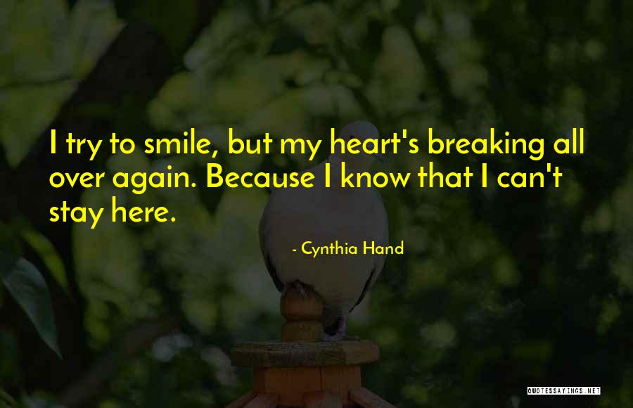 Pillartech Quotes By Cynthia Hand Pillartech Quotes By Cynthia Hand