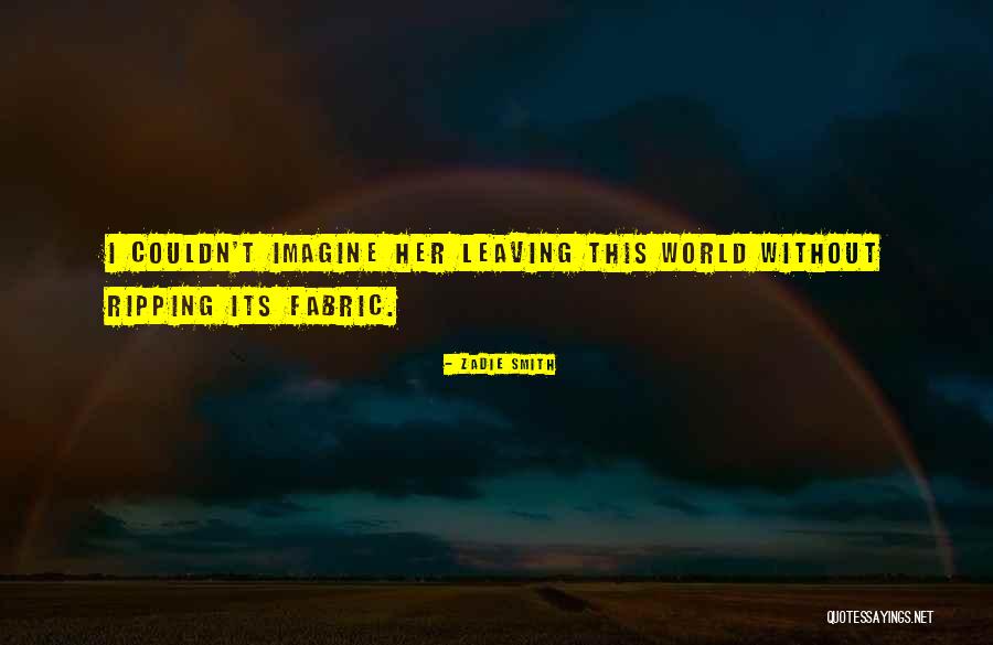Pilvi Jacket Quotes By Zadie Smith