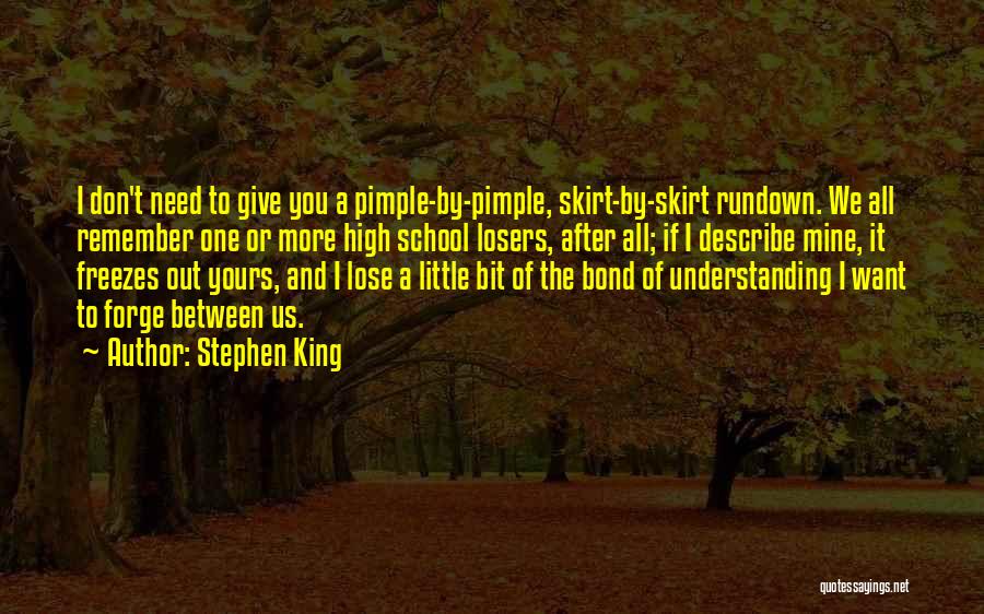 Pimple Quotes By Stephen King
