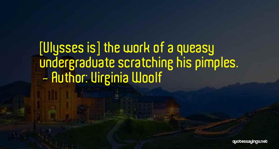 Pimples Funny Quotes By Virginia Woolf