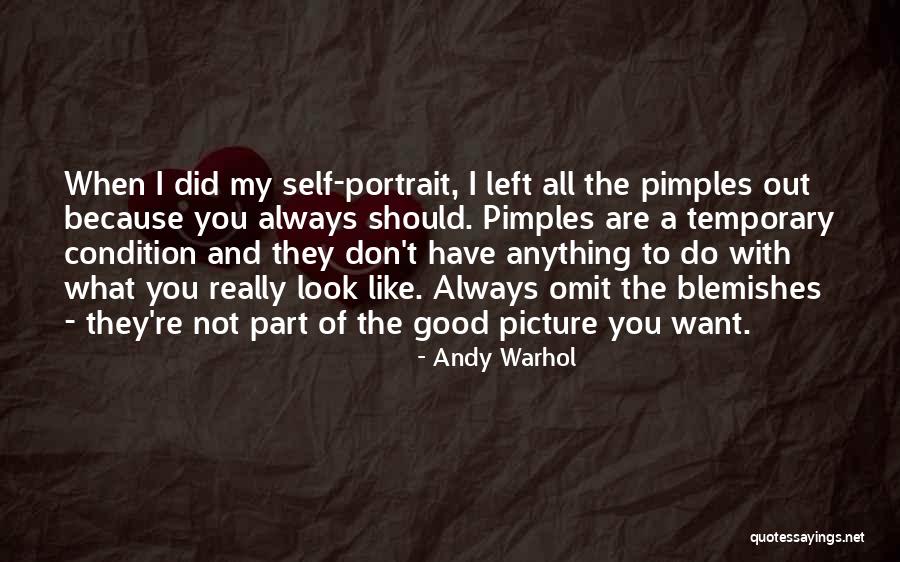 Pimples Quotes By Andy Warhol Pimples Quotes By Andy Warhol