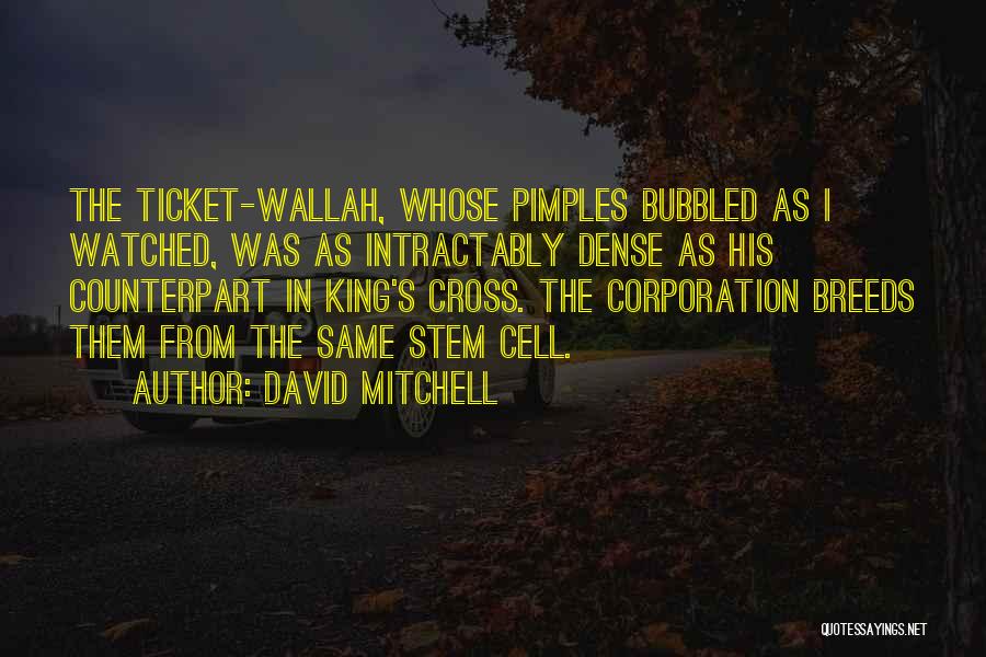 Pimples Quotes By David Mitchell
