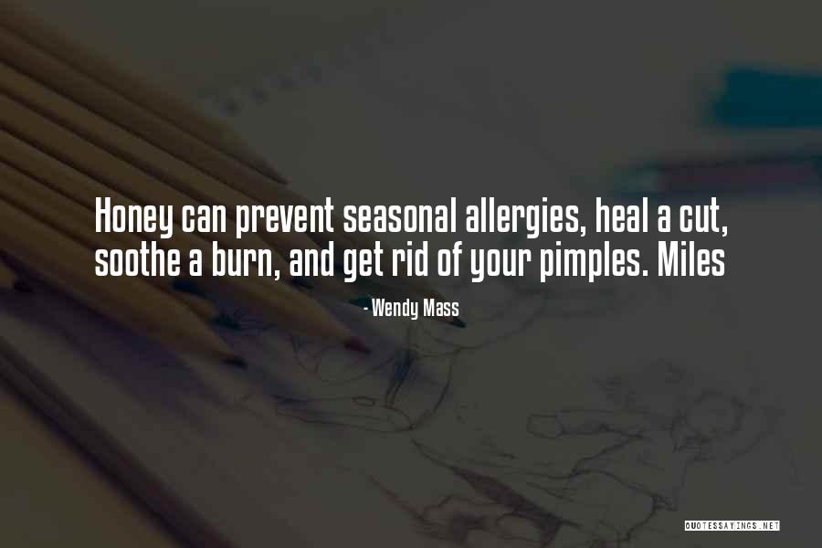 Pimples Quotes By Wendy Mass