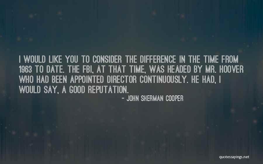 Pinako Rockbell Quotes By John Sherman Cooper