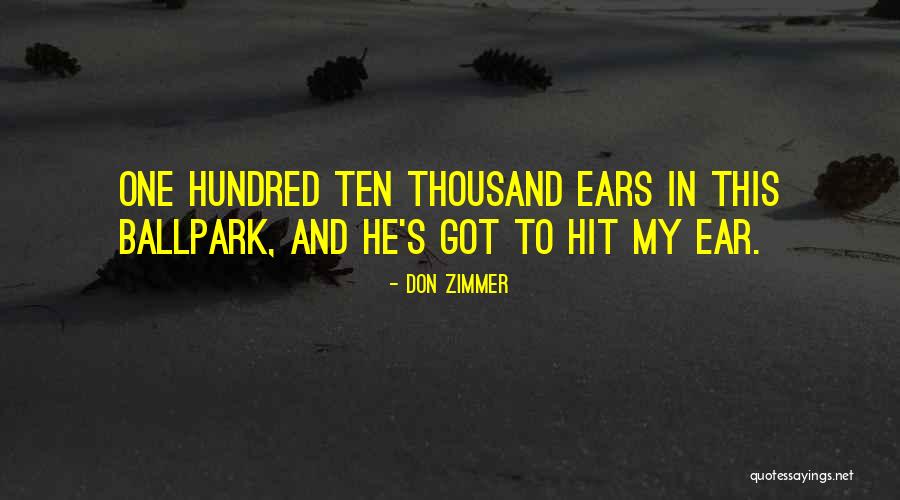 Pinball Parts Quotes By Don Zimmer Pinball Parts Quotes By Don Zimmer