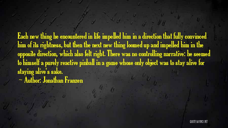 Pinball Quotes By Jonathan Franzen