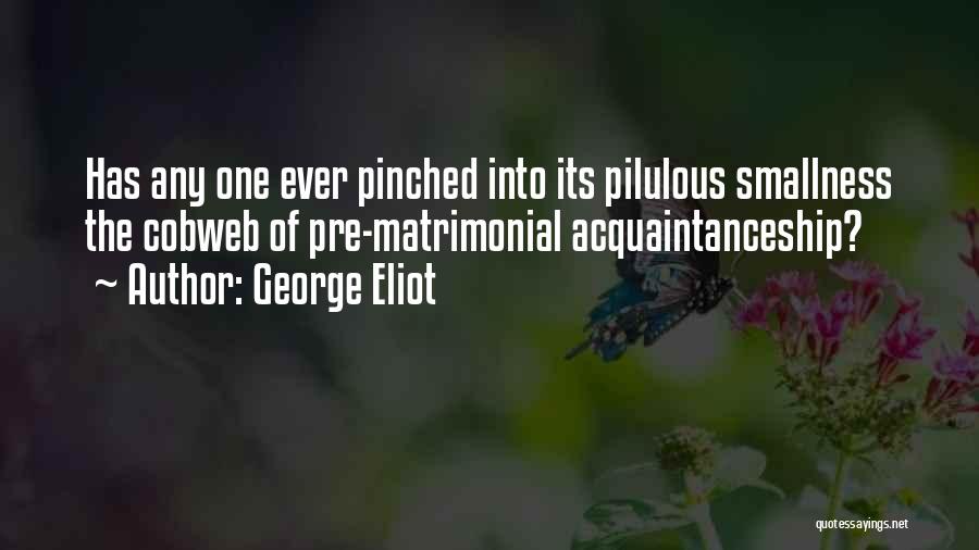 Pinched Quotes By George Eliot