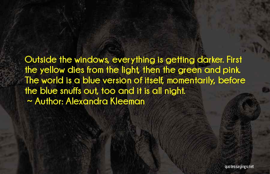 Pink And Blue Quotes By Alexandra Kleeman