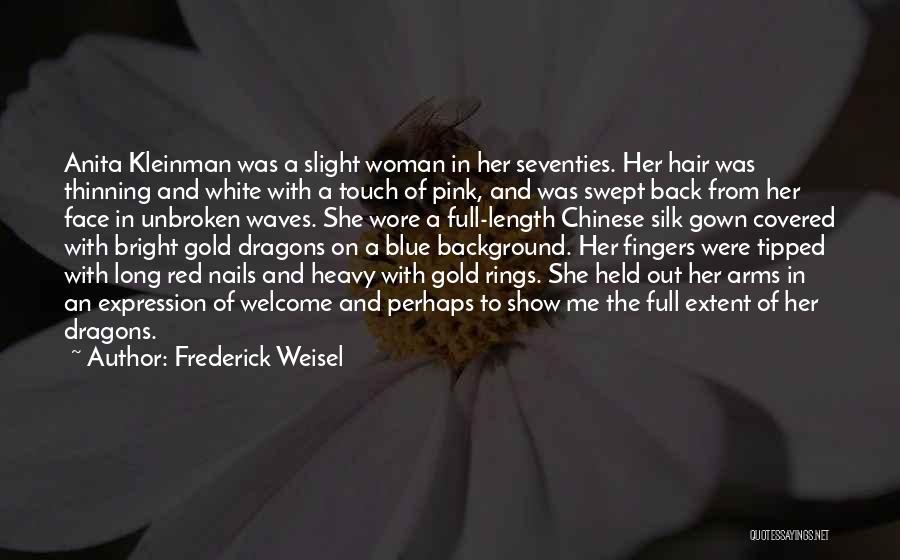 Pink And Blue Quotes By Frederick Weisel