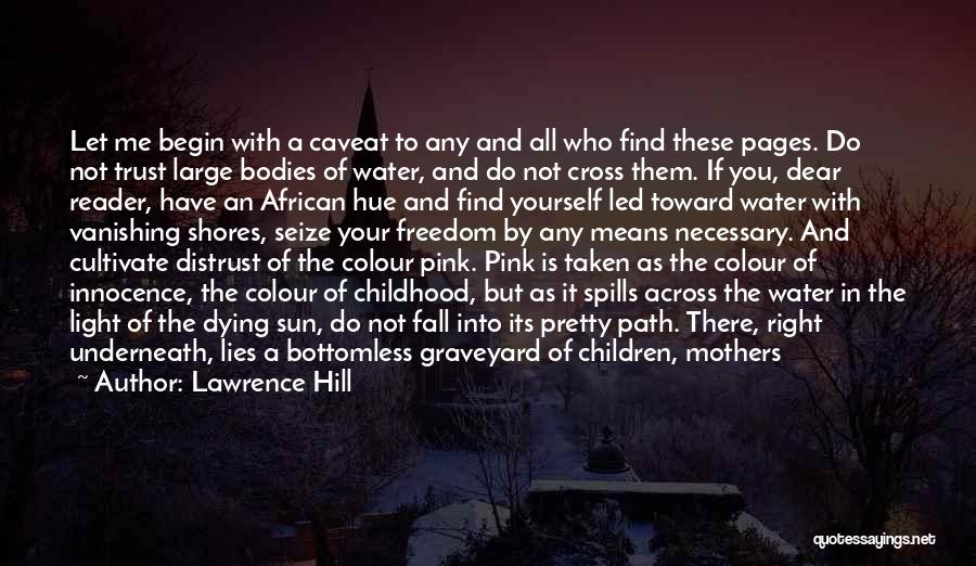 Pink Colour Quotes By Lawrence Hill