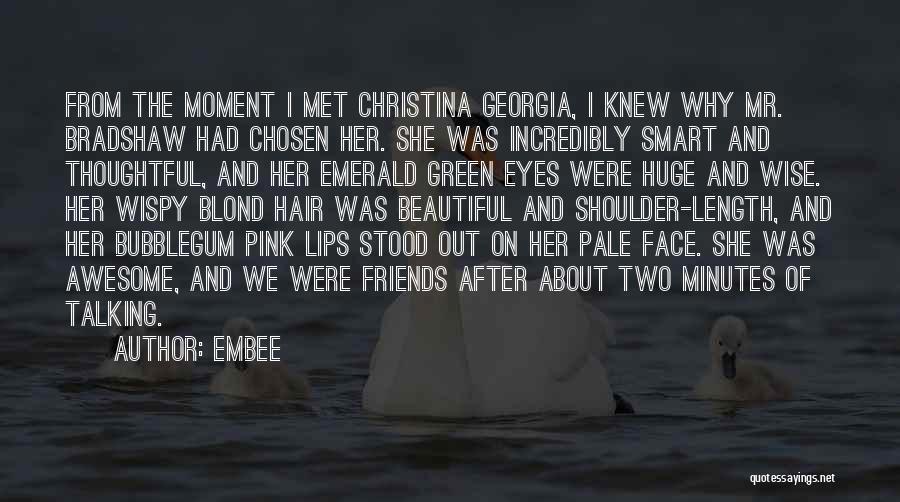 Pink Lips Quotes By Embee