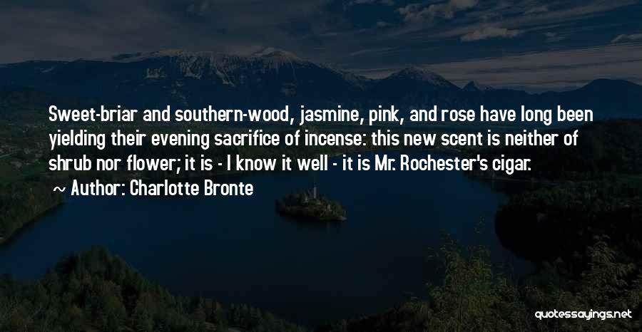 Pink Rose Flower Quotes By Charlotte Bronte