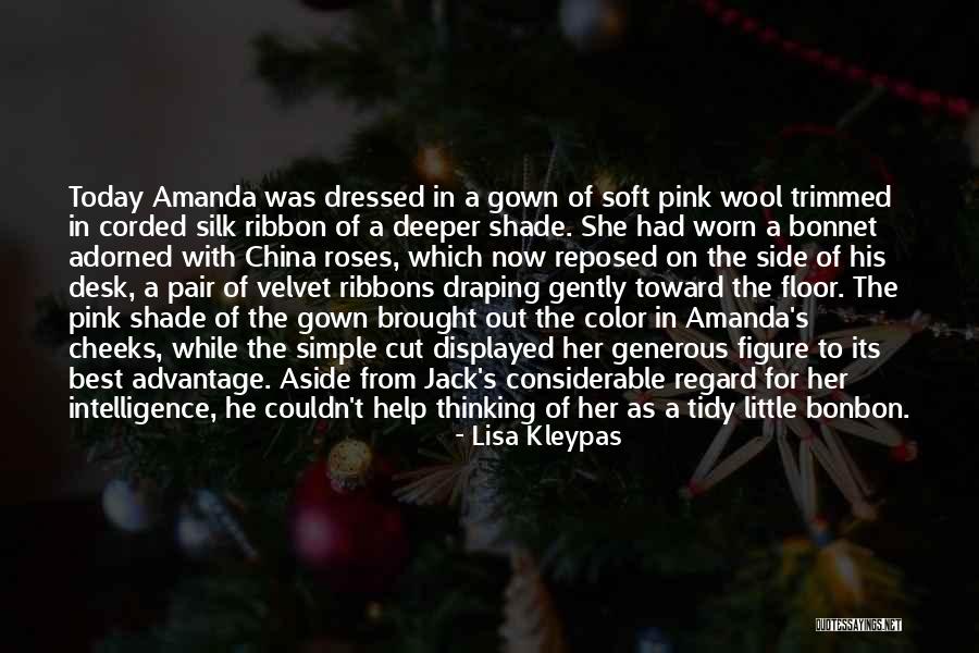 Pink Shade Quotes By Lisa Kleypas Pink Shade Quotes By Lisa Kleypas
