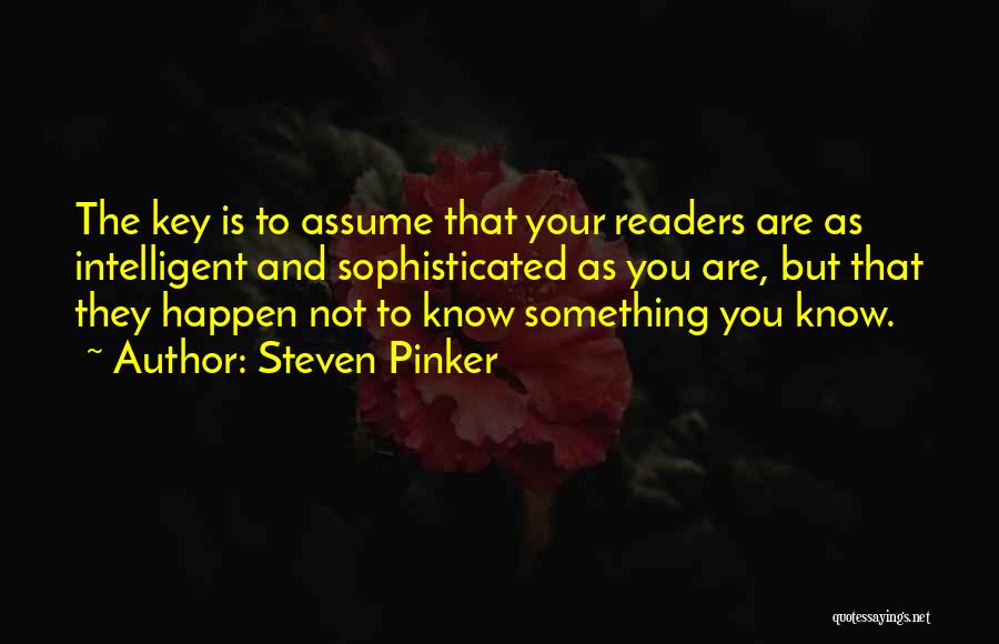 Pinker Quotes By Steven Pinker