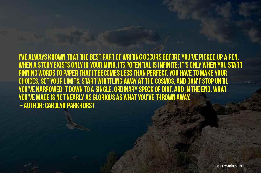 Pinning Down Quotes By Carolyn Parkhurst