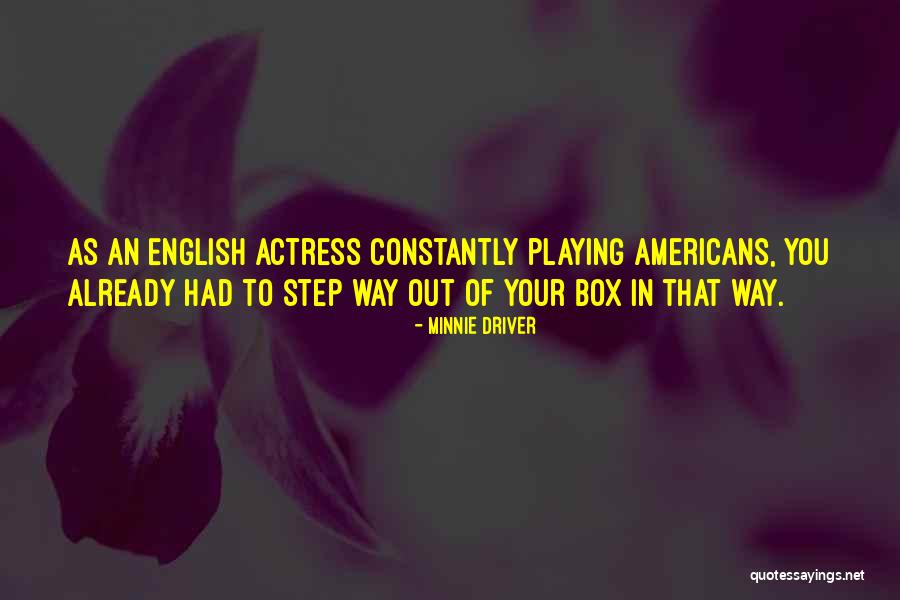 Pinochets Helicopter Quotes By Minnie Driver Pinochets Helicopter Quotes By Minnie Driver